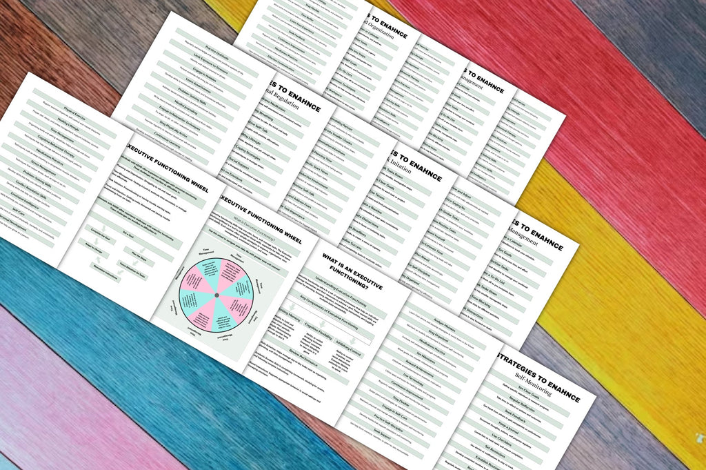 ADHD Executive Functioning Planner Printable Pages