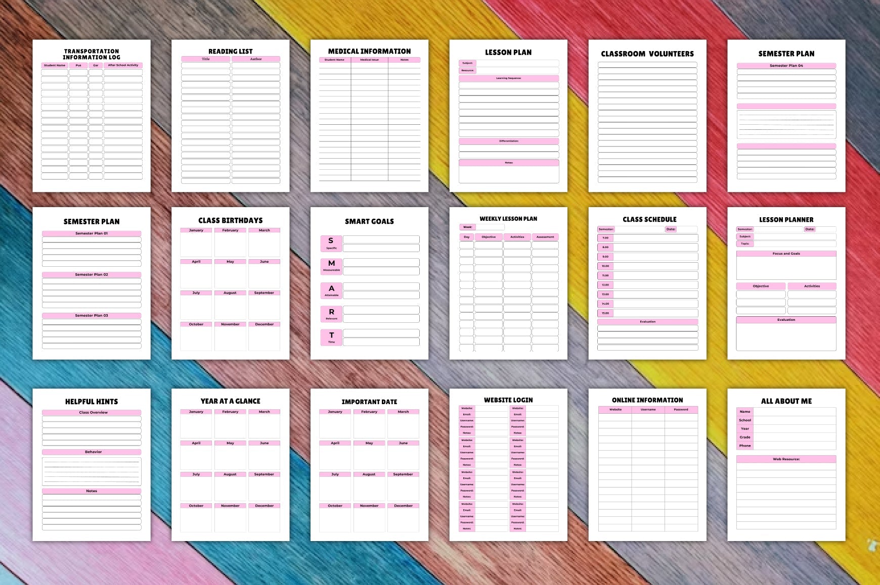 Teacher Planner