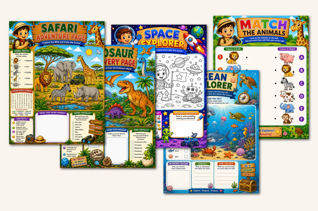 Young Explorers Activity Book