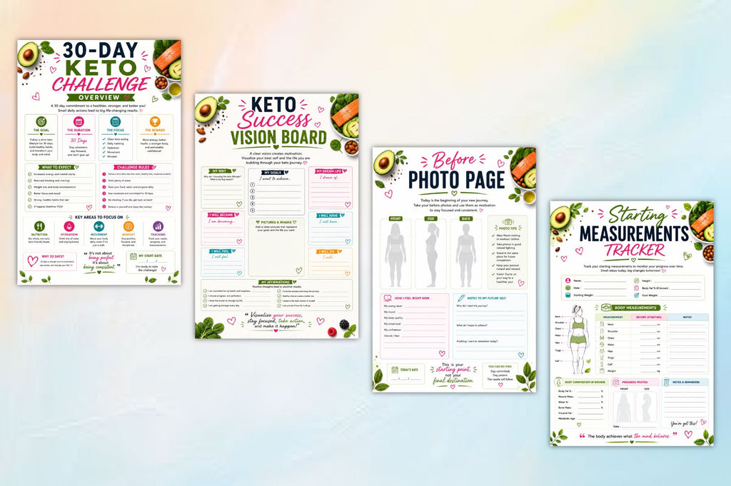 Keto Journey Progress Workbook