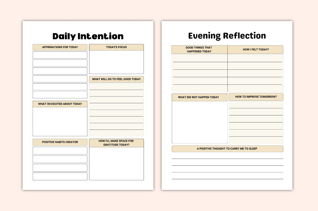 Intentions Manifestation Journal