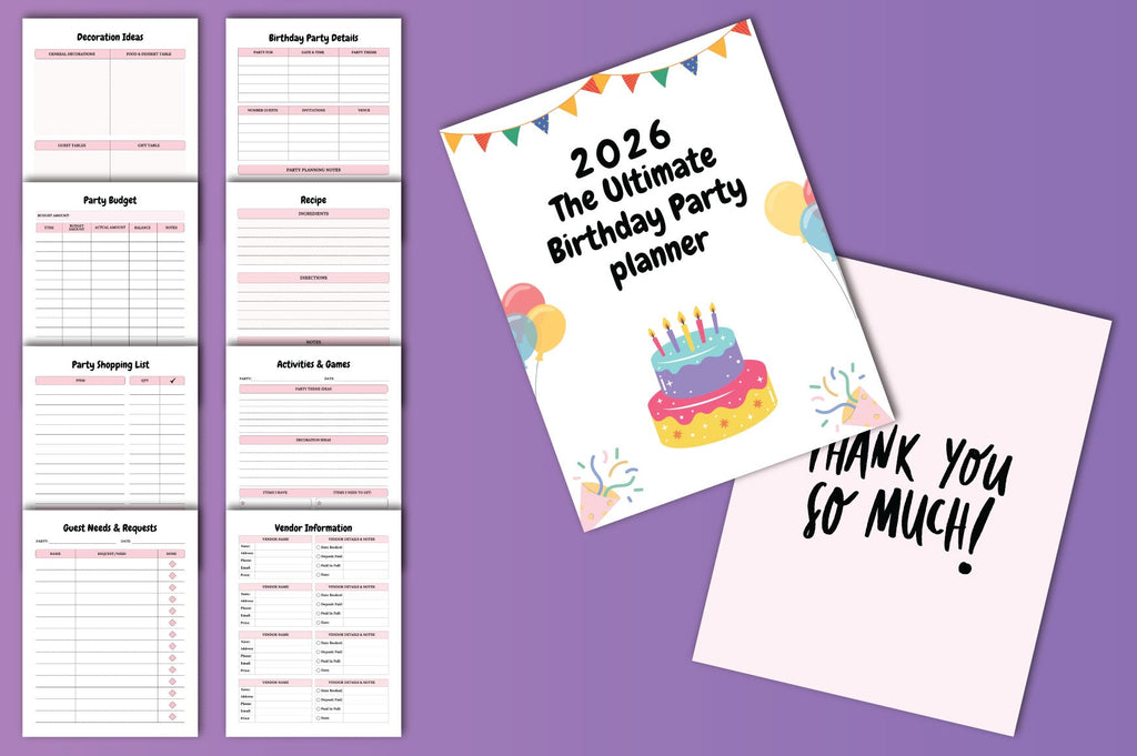 The Ultimate Birthday Party Planner