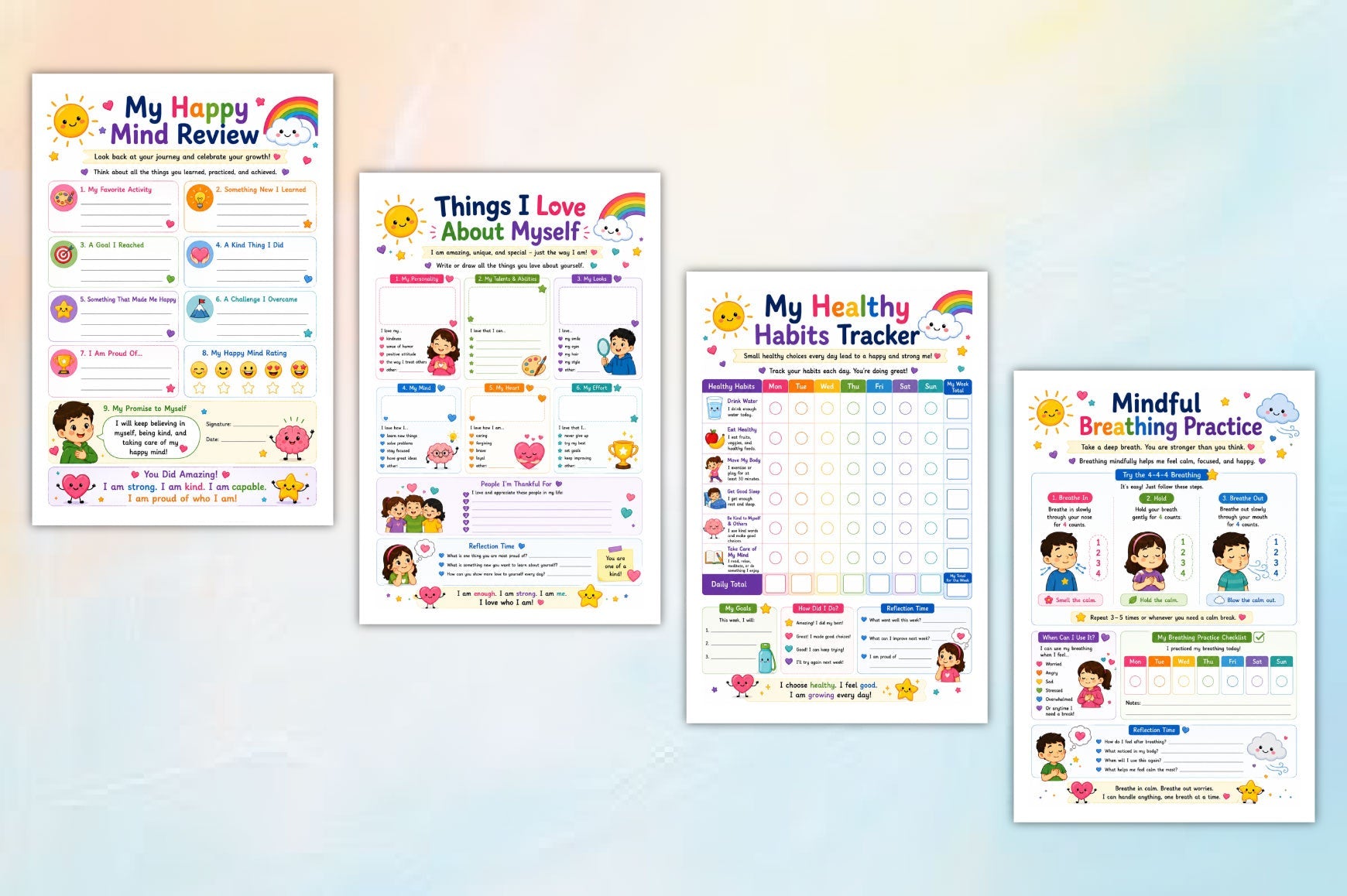 Happy Minds For Kids Planner