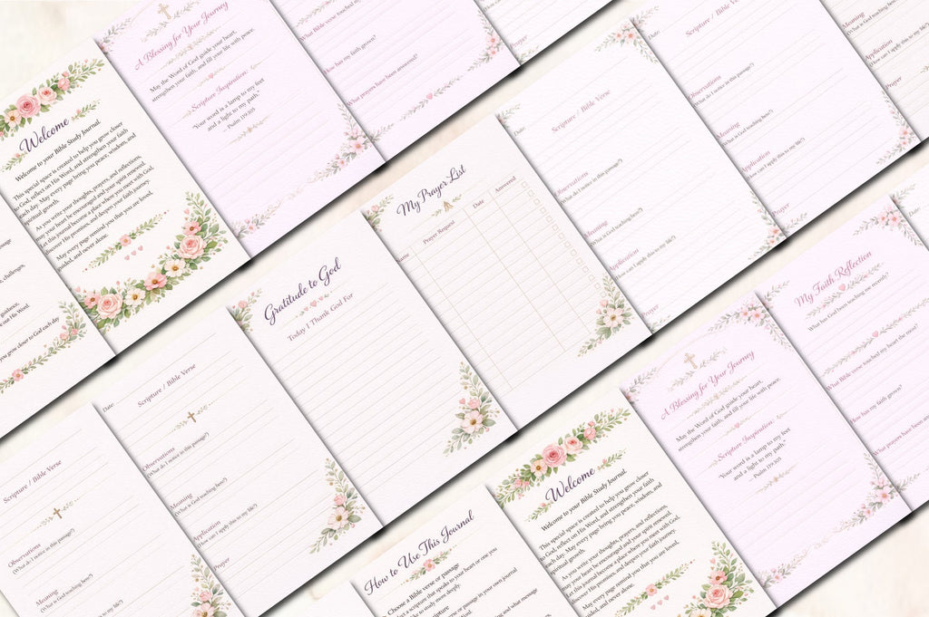 Bible Study Journal for Women