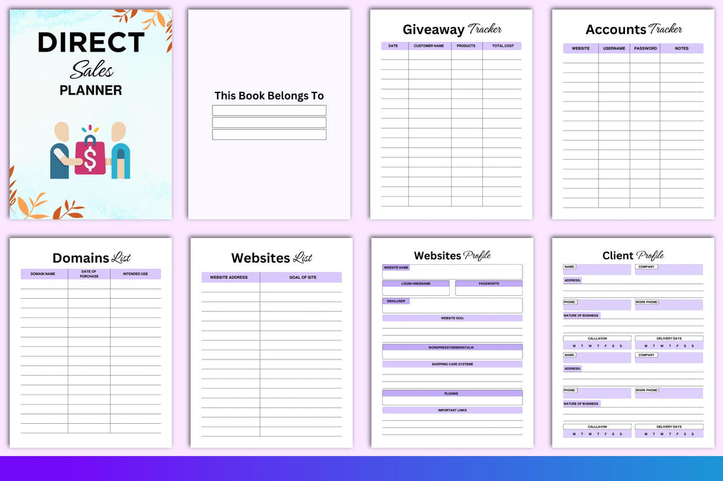 Direct Sales Planner