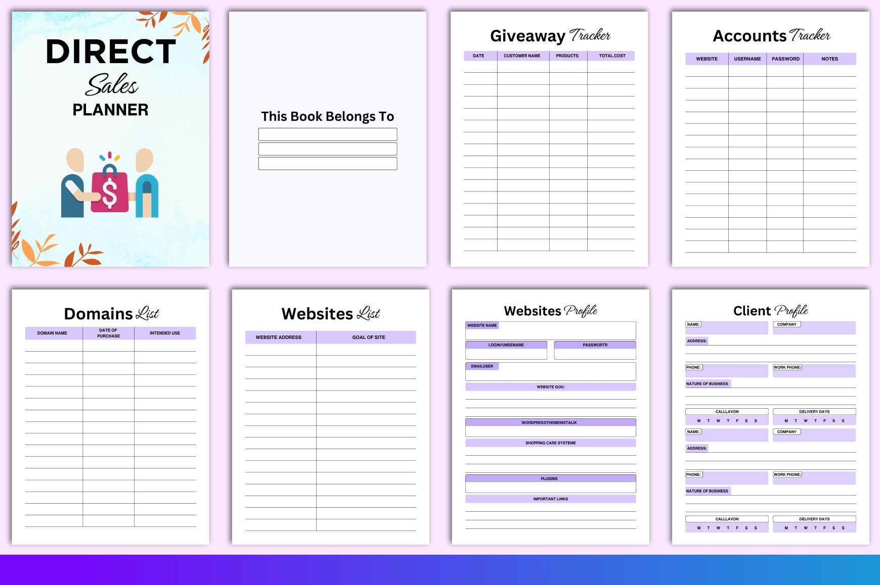Direct Sales Planner