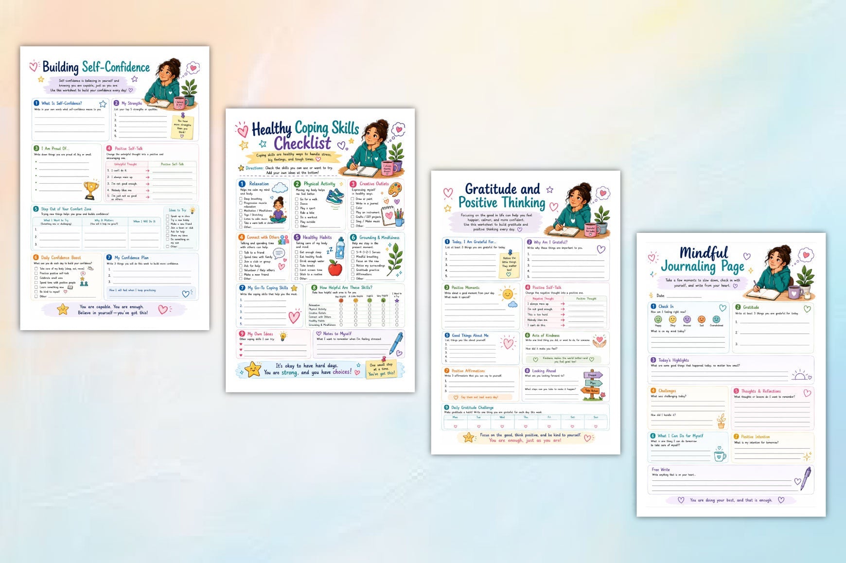 Calming The Busy Mind For Teens Workbook