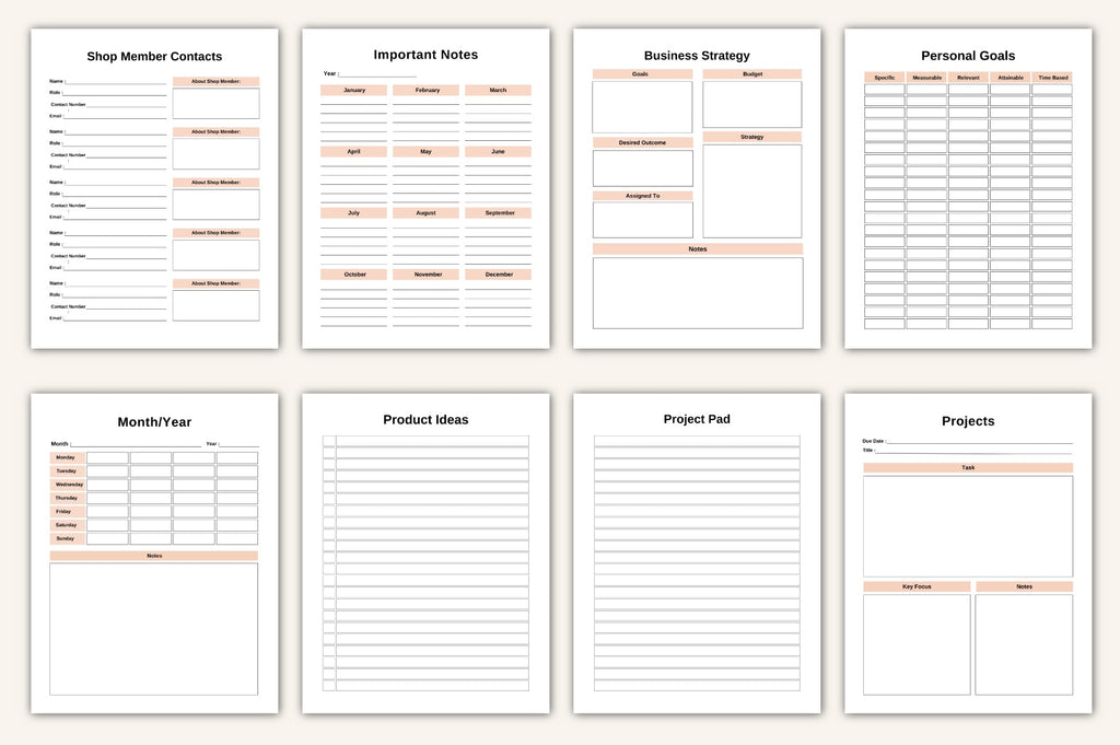 Side Hustle Planner