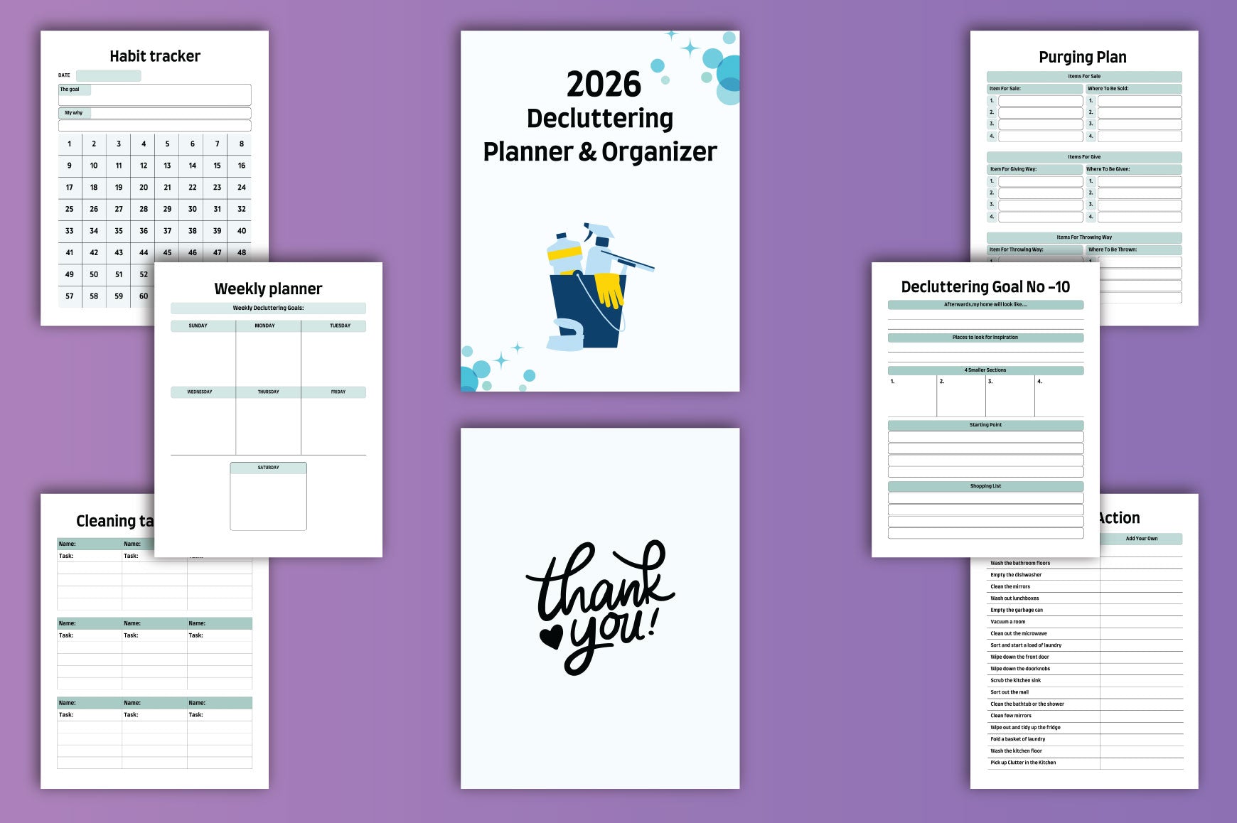 Decluttering Planner Guide