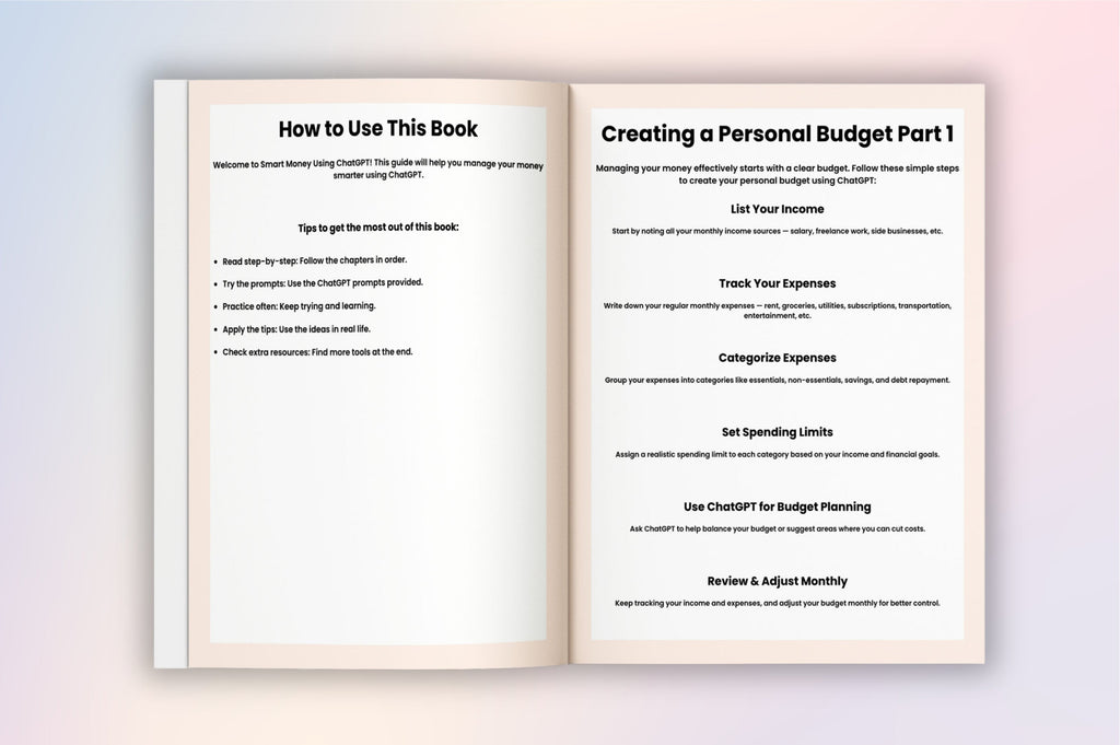 Smart Money Management with ChatGPT Planner