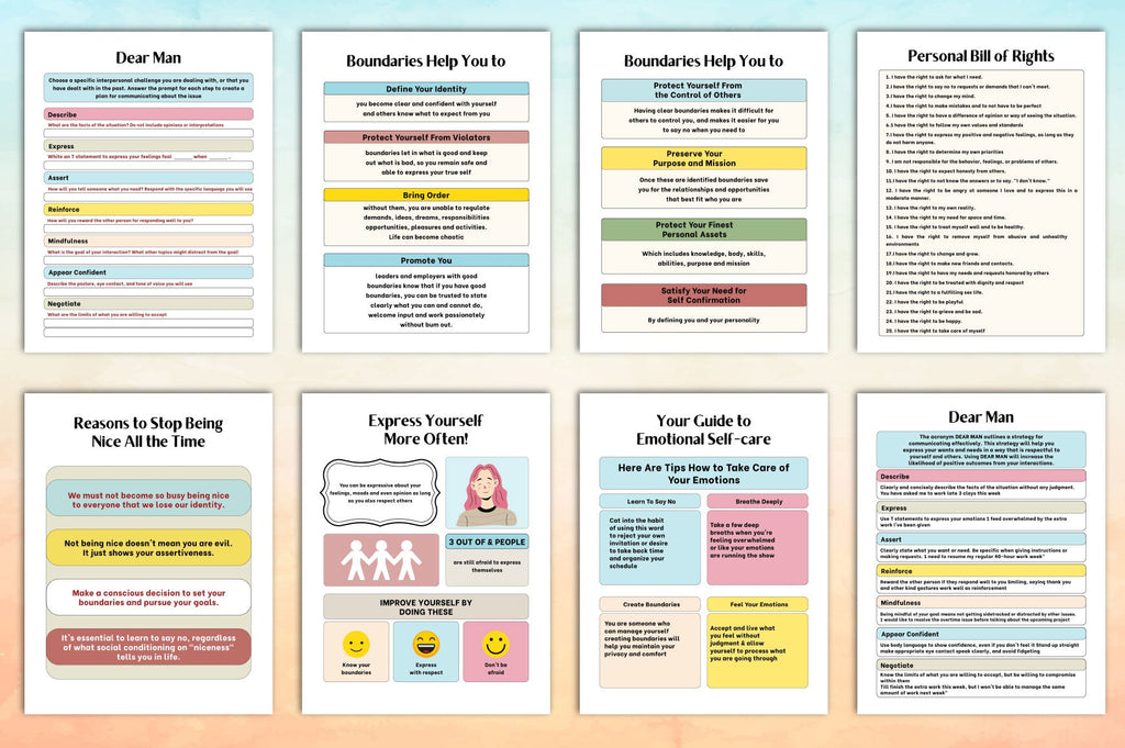 Boundaries Workbook for Personal Growth