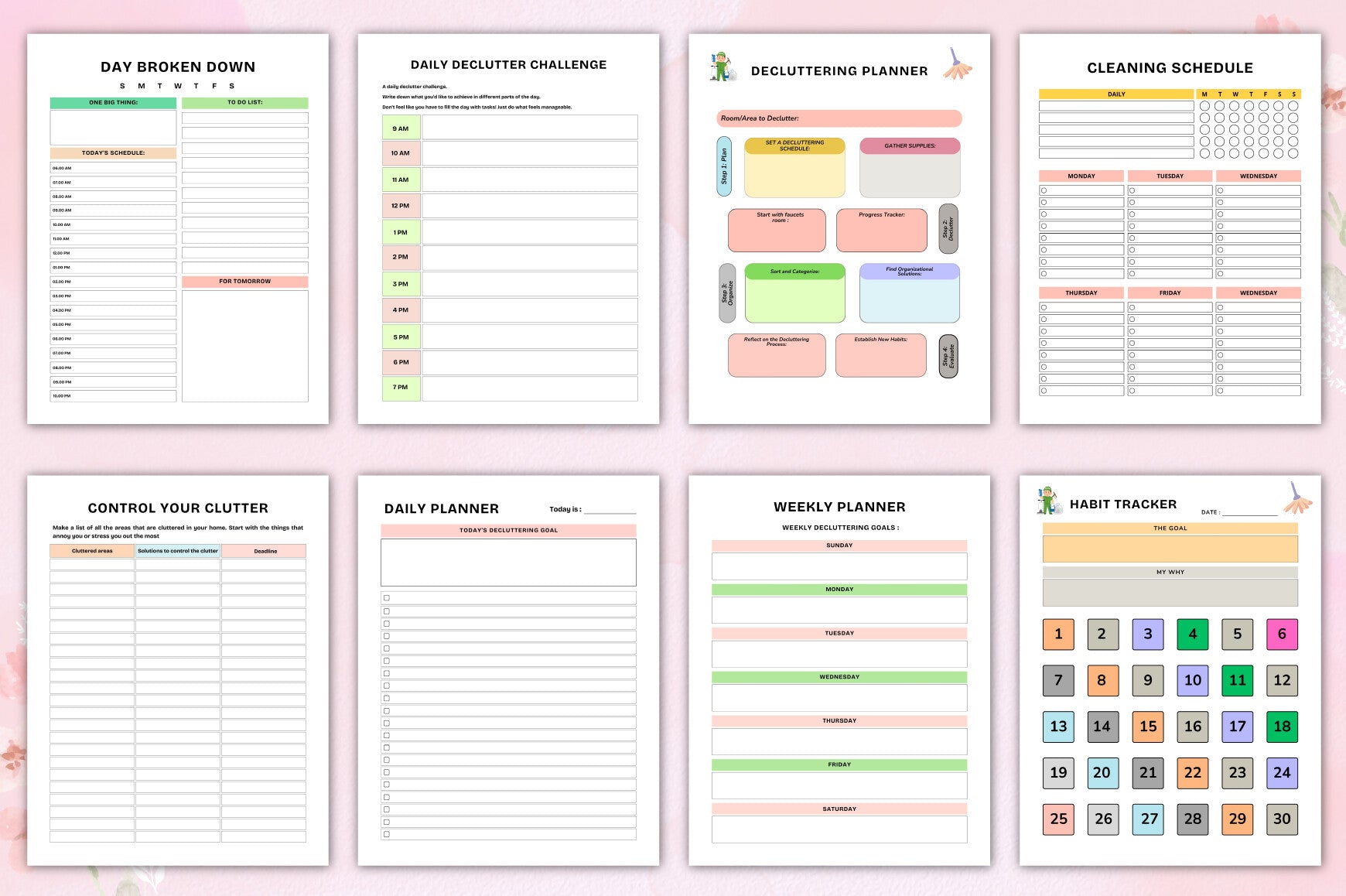 Decluttering Planner