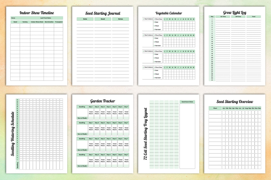 Seed Starting Planner Guide