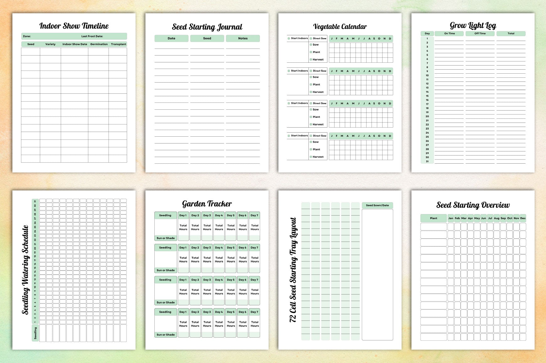 Seed Starting Planner Guide
