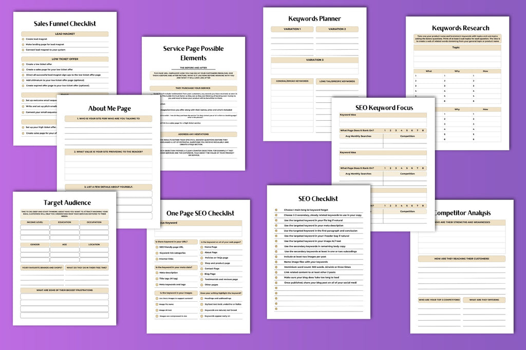 Website Planner Tool