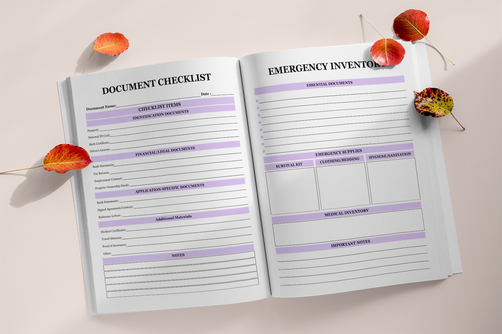 Disaster Preparedness Book