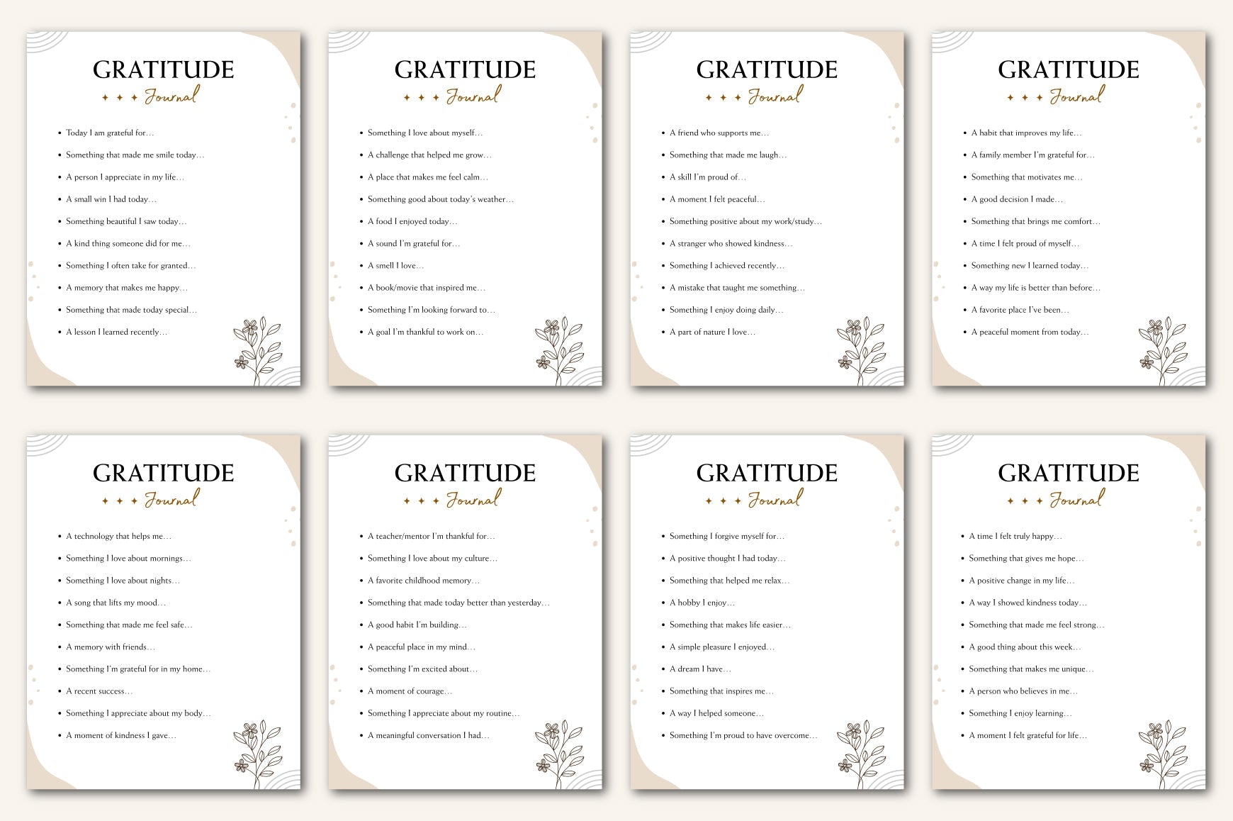 My First Gratitude Journal