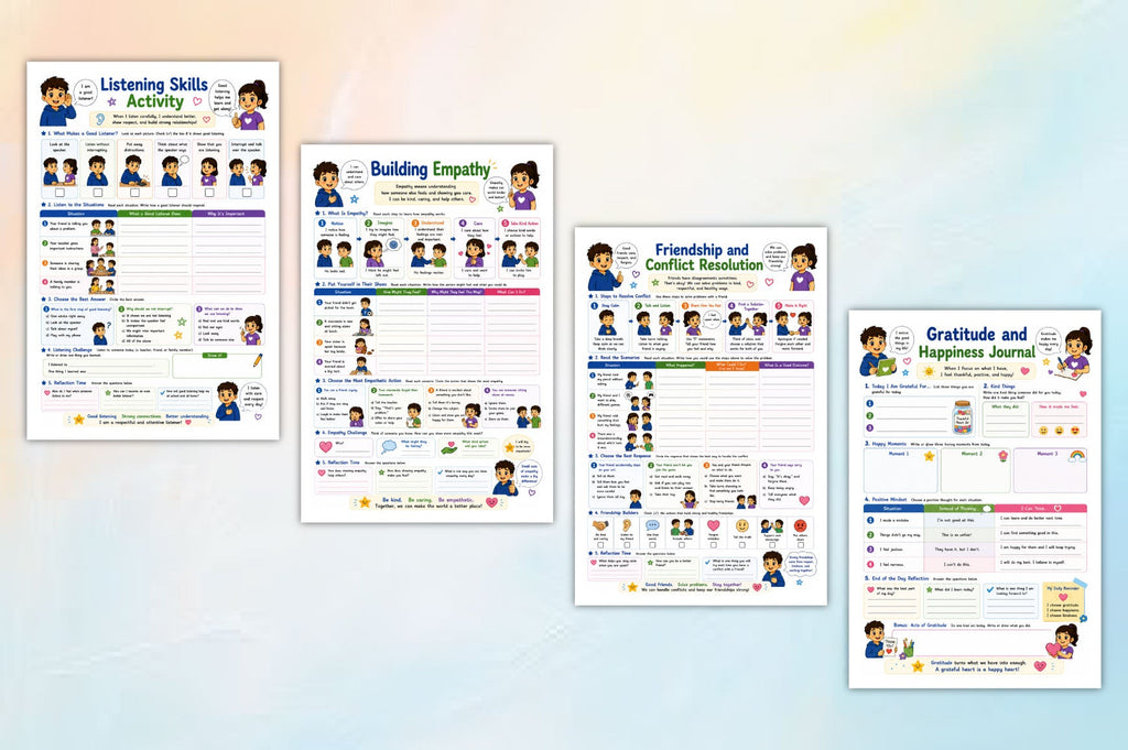 Kids Emotional Regulation Anger Workbook