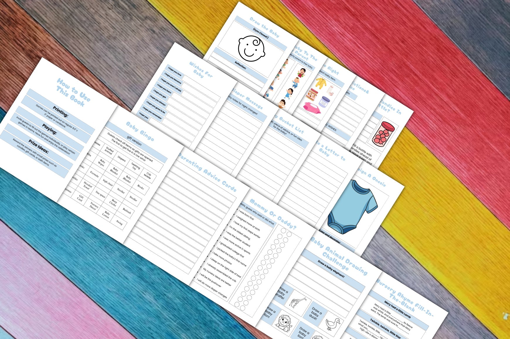 Baby Shower Games Planner
