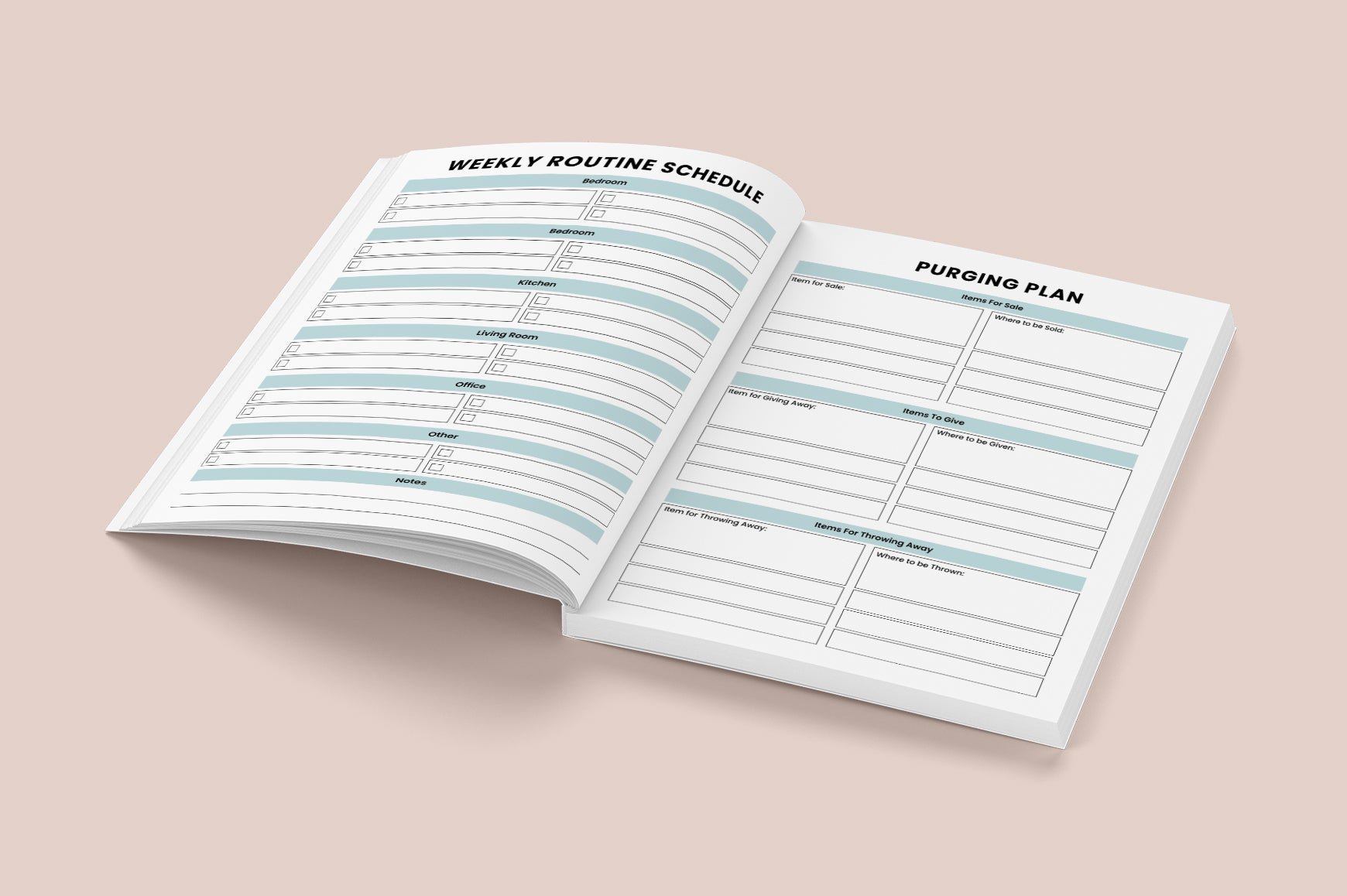 Decluttering Cleaning Planner Guide