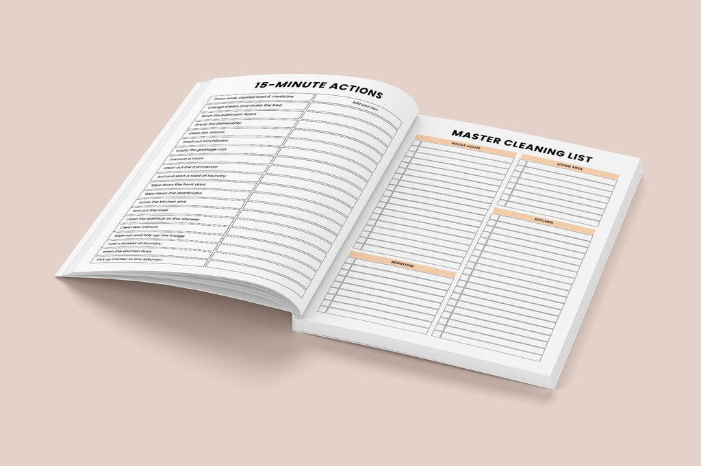 Decluttering Home Organization Planner