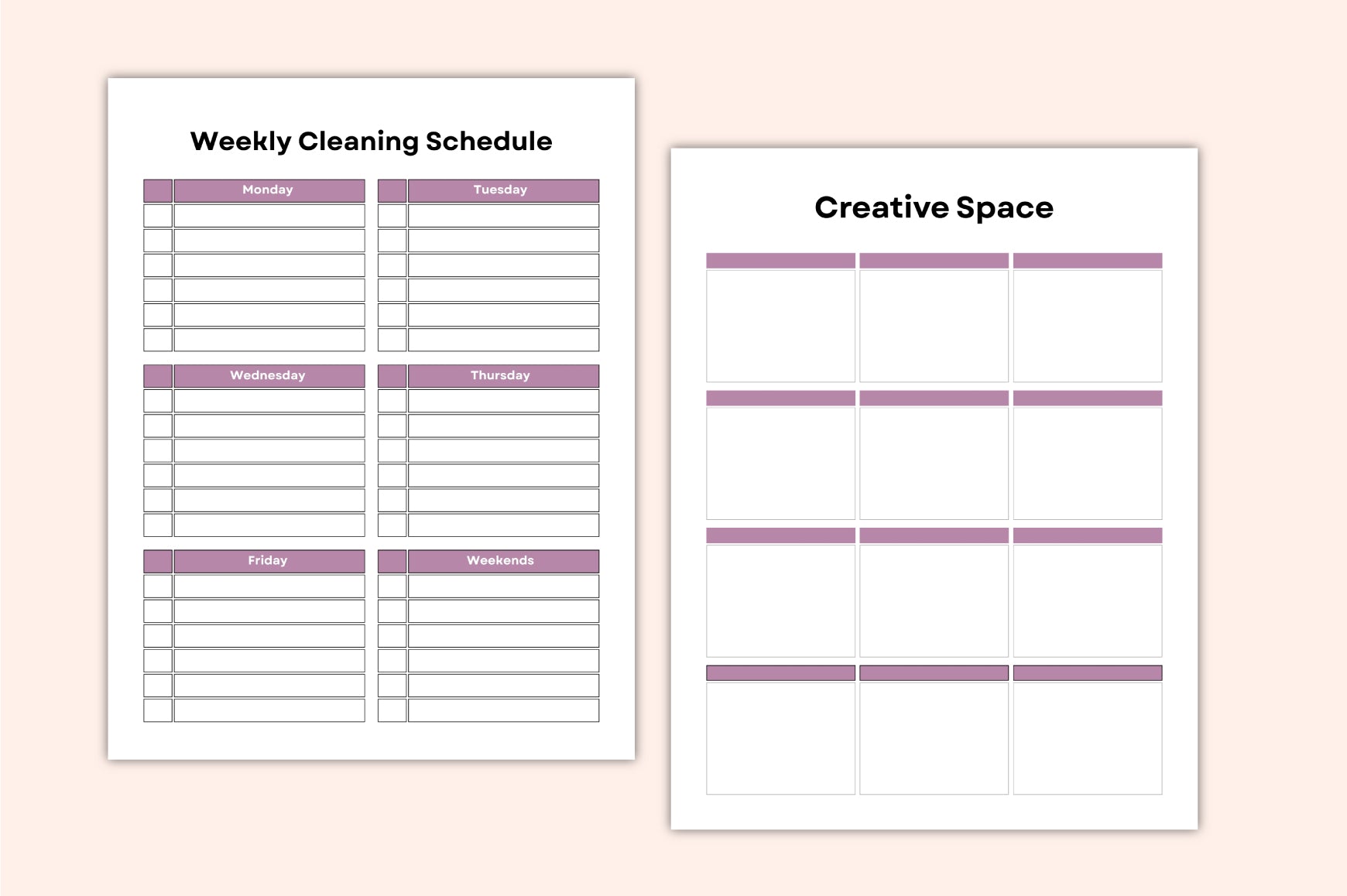 Family Home Binder Planner