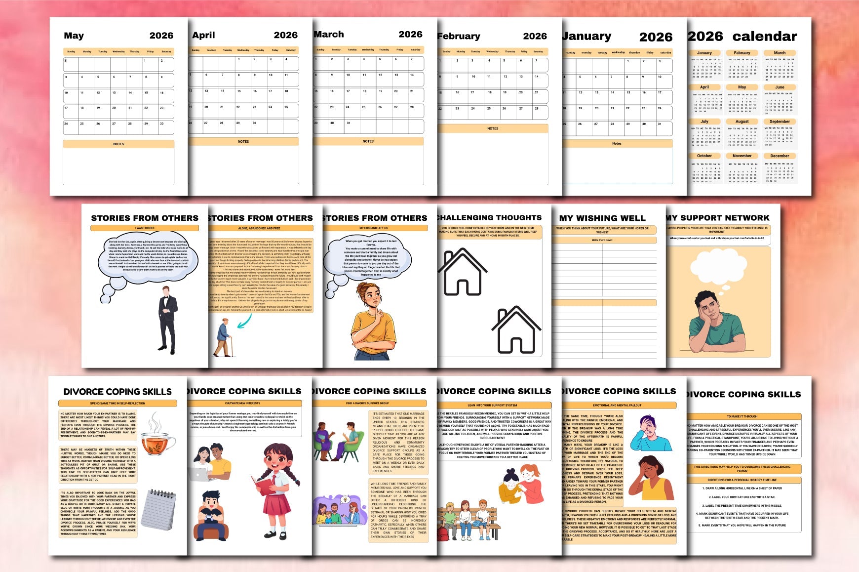 Coping With Divorce: Adult Planner Guide