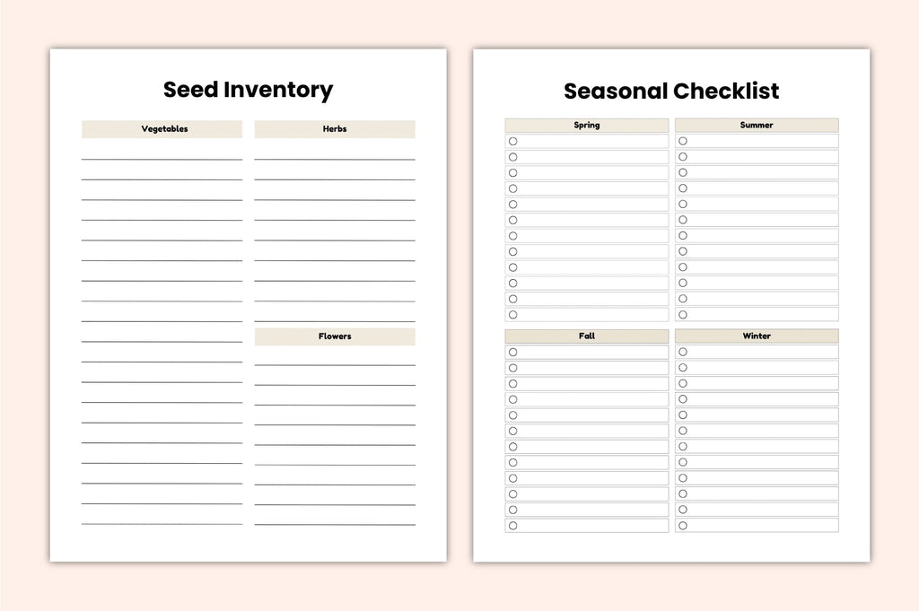 Seed Plant Growth Planner Guide