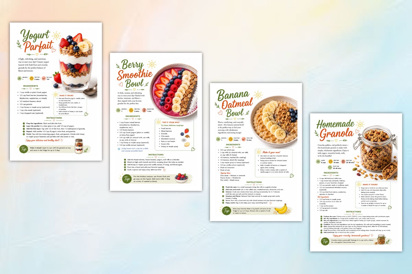 Breakfast And Brunch Favorites