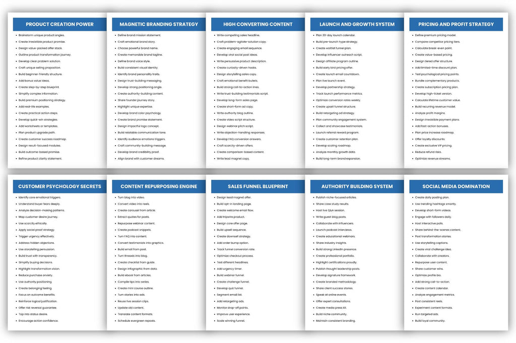 Best Seller Blueprint Prompts