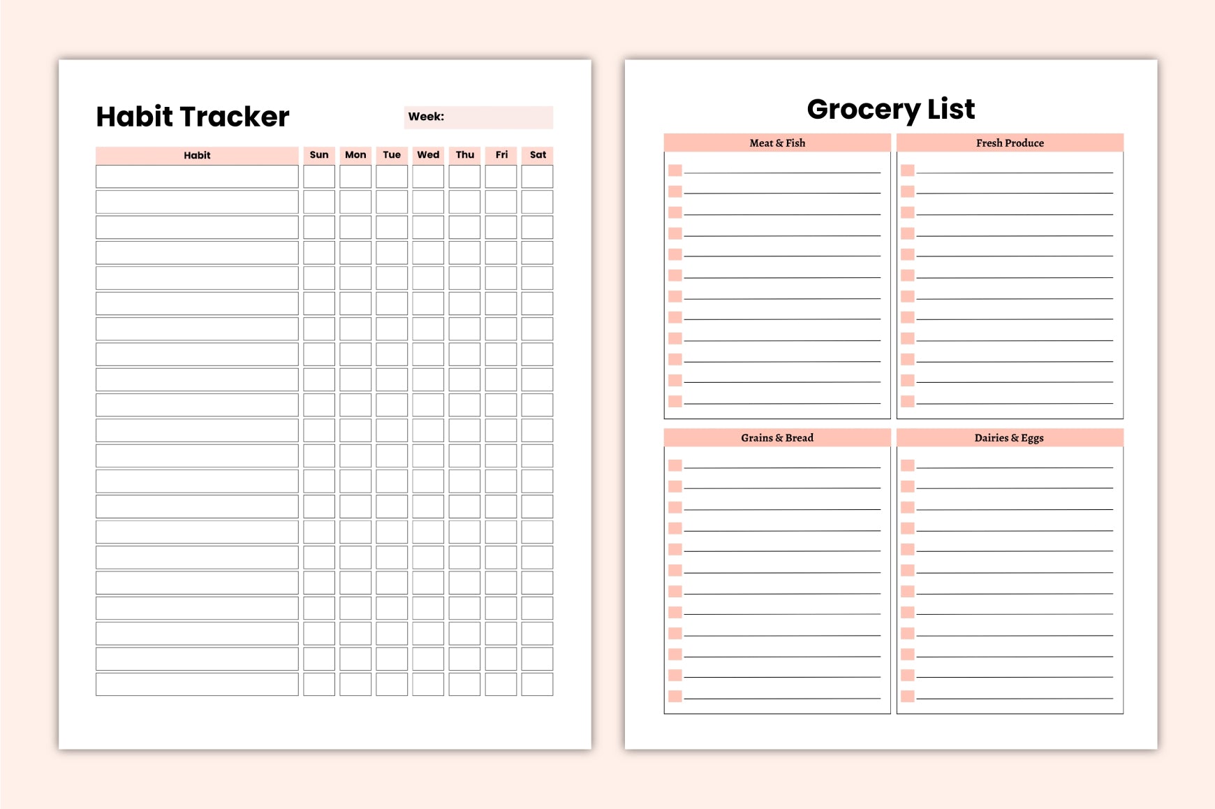 Weight Management Planner
