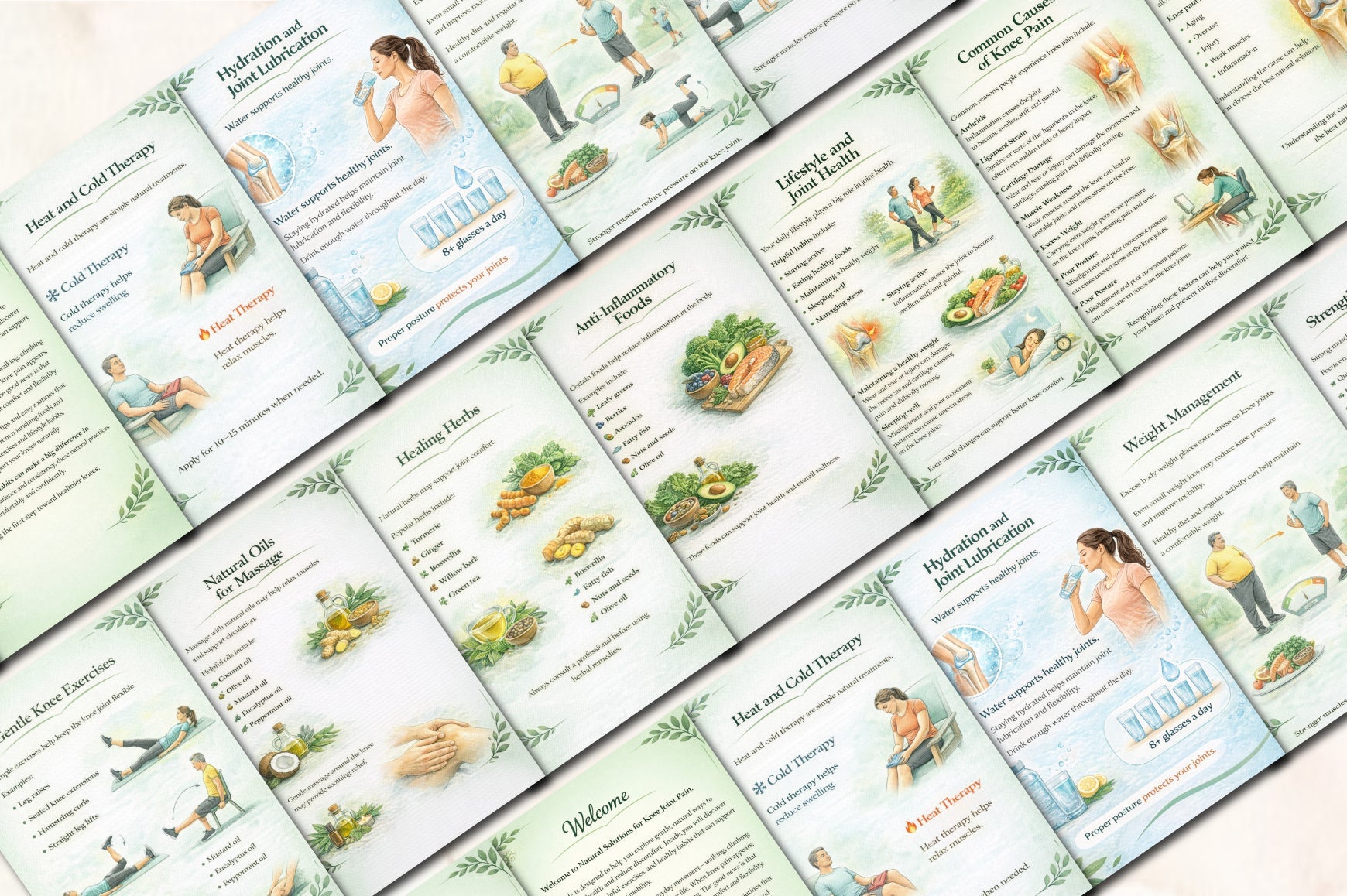 Natural Solutions for Knee Joint Pain Planner