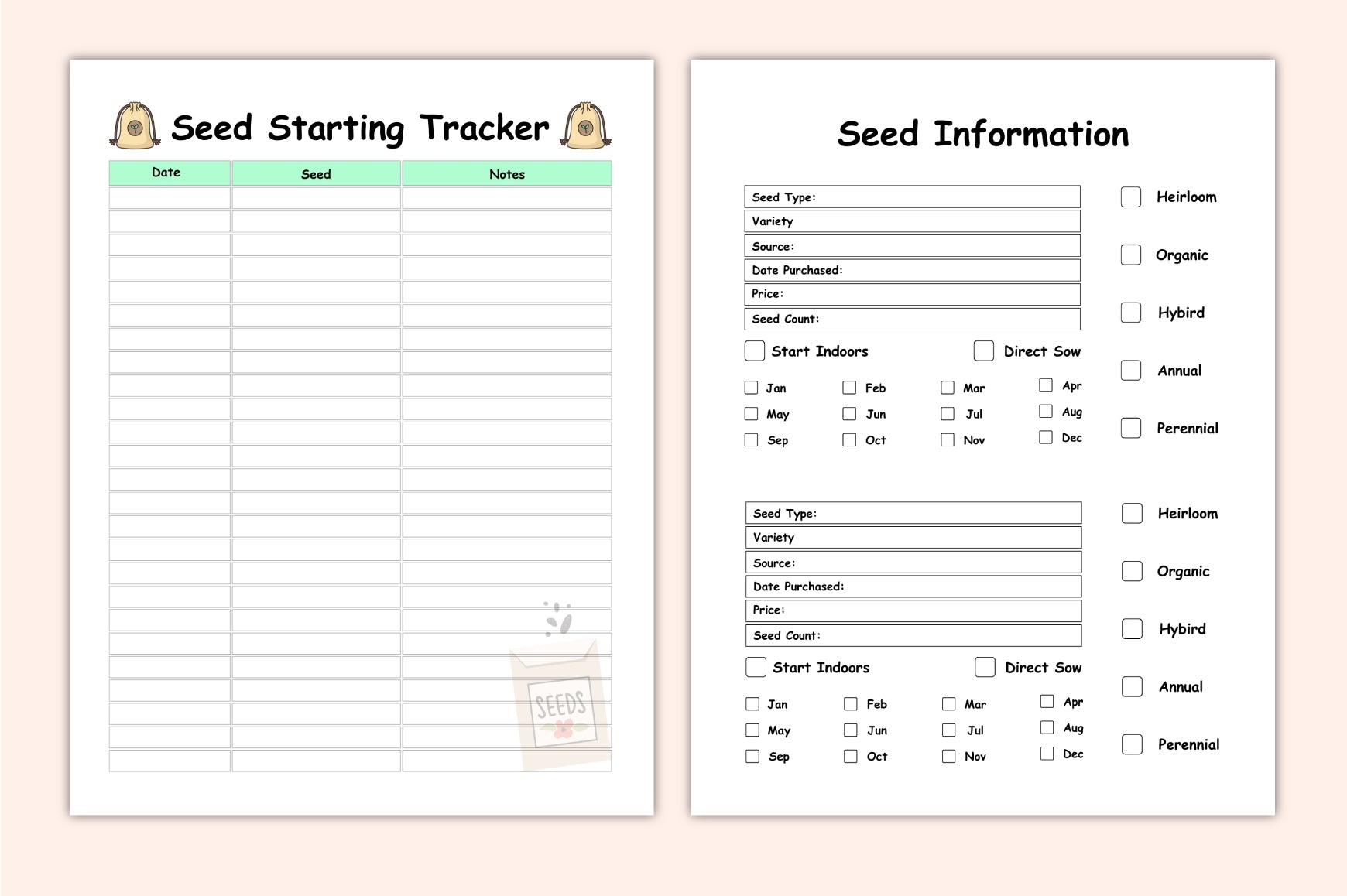 Kids Garden Planning Journal