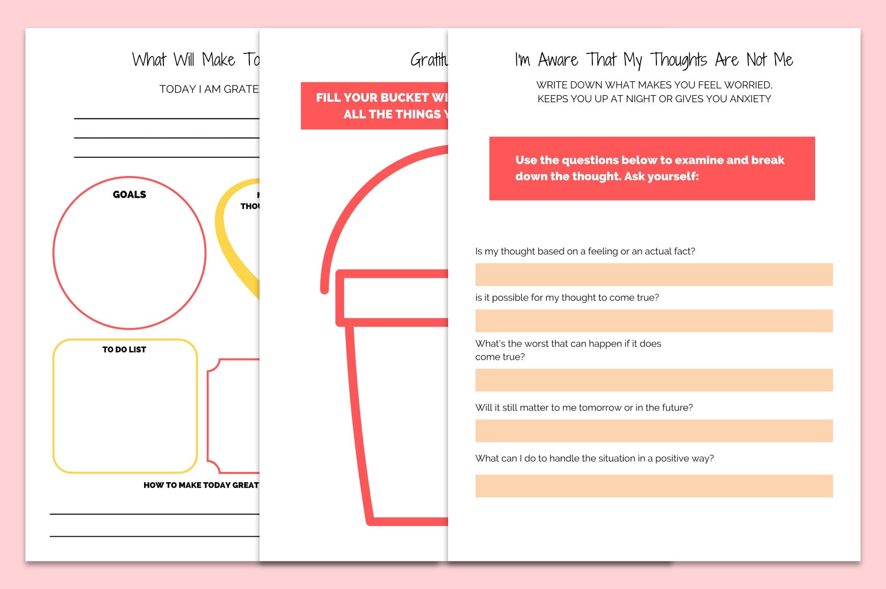 CBT Anxiety Journal