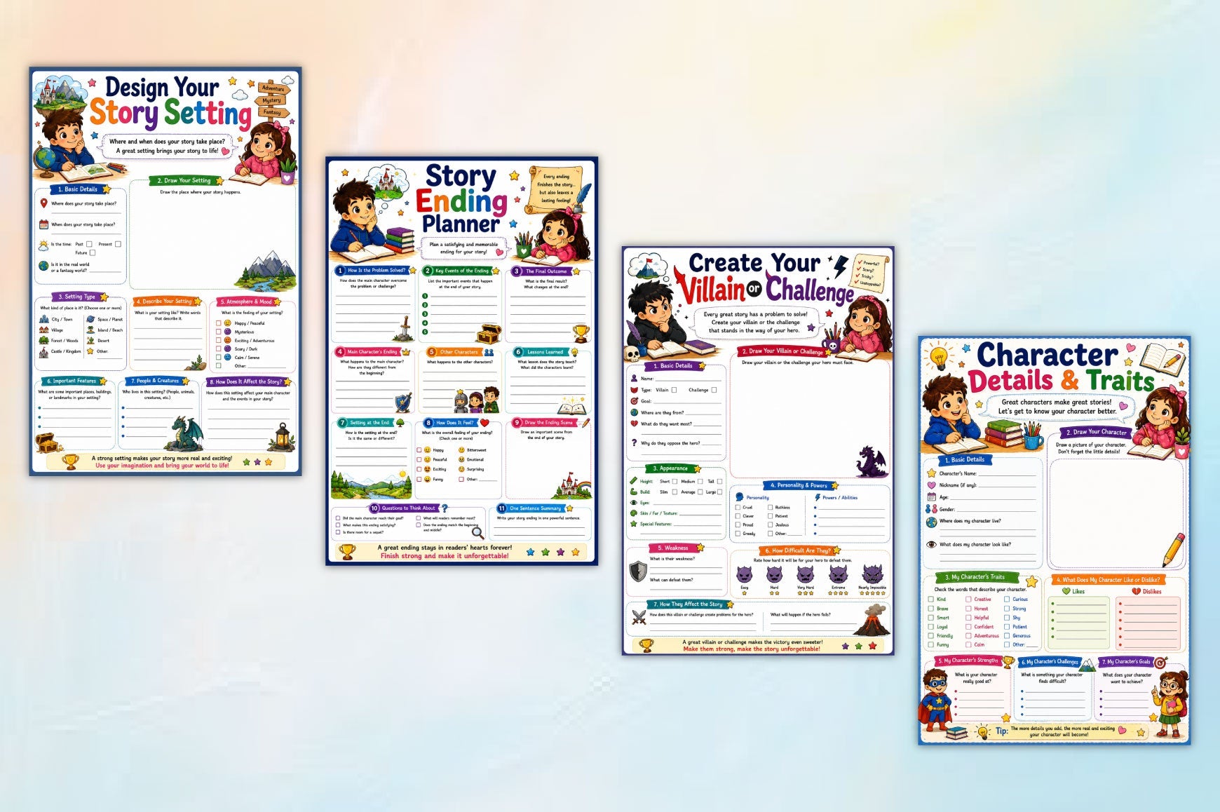 Write Your Own Storybook For Kids Workbook