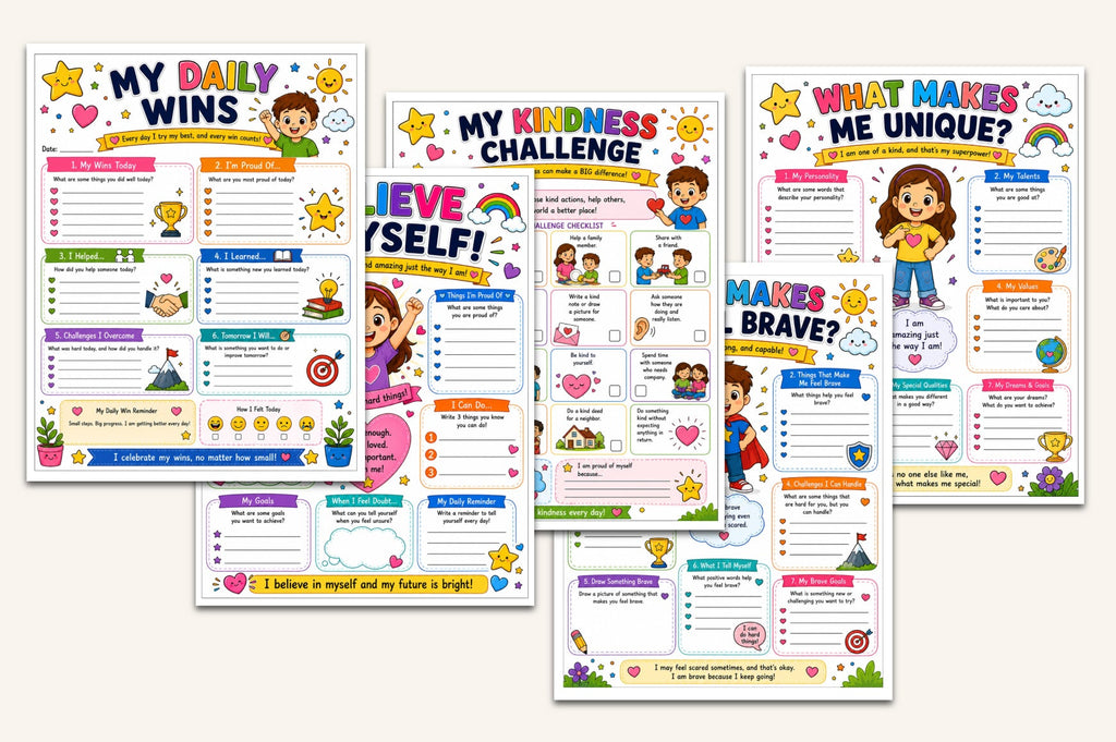 Self Esteem For Kids Workbook