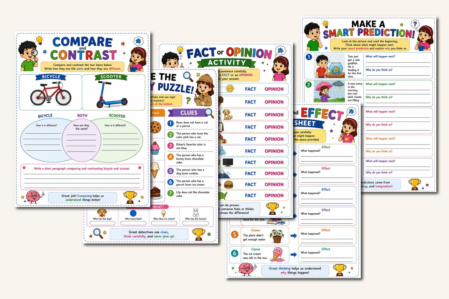 Critical Thinking For Kids Workbook