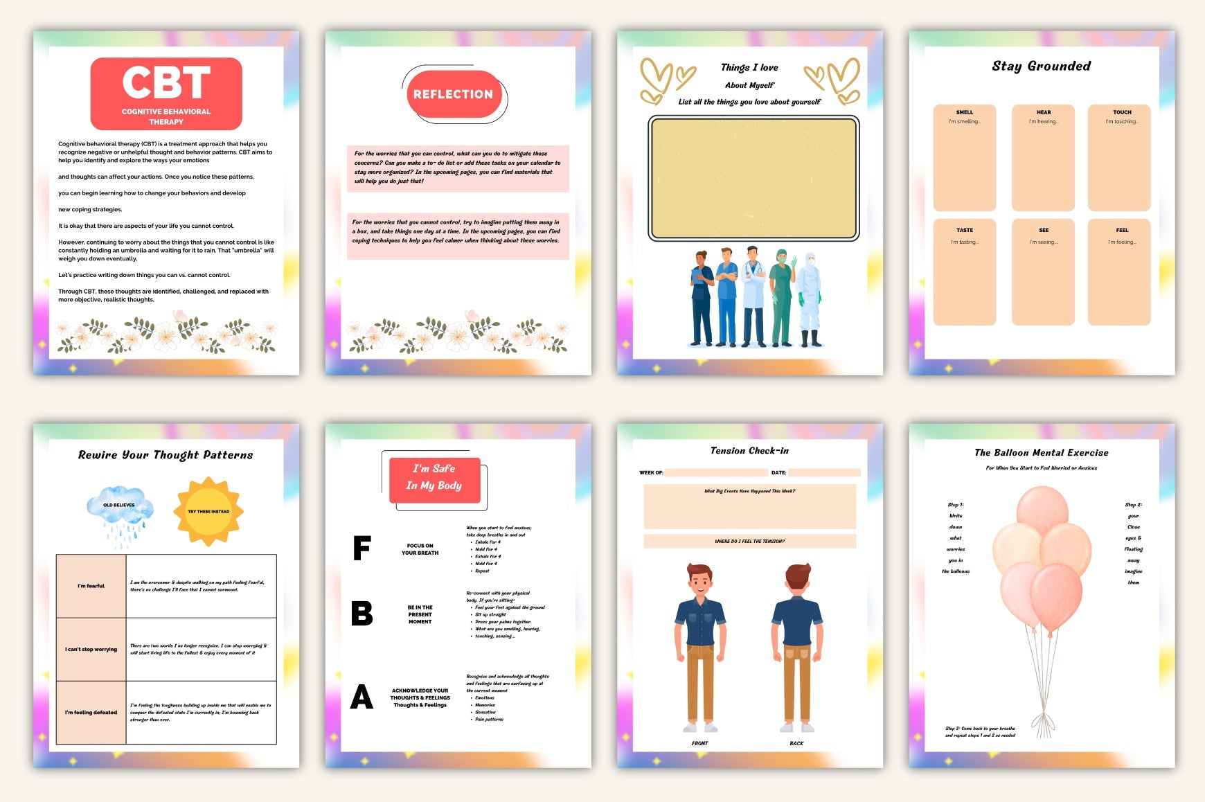CBT Anxiety Workbook for Effective Stress Management