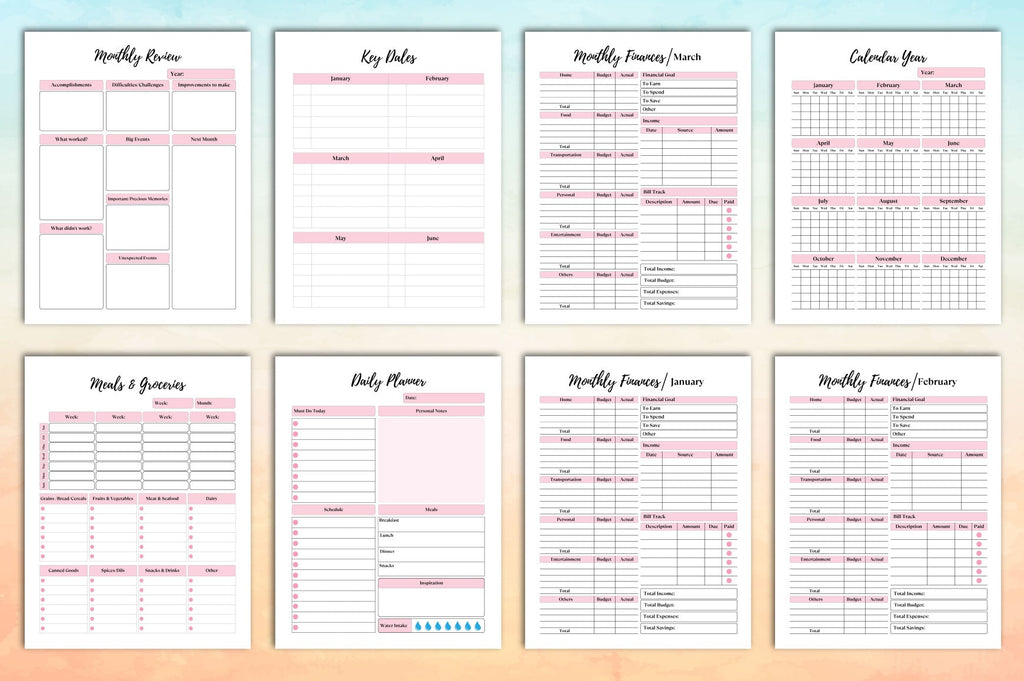 Undated Planner