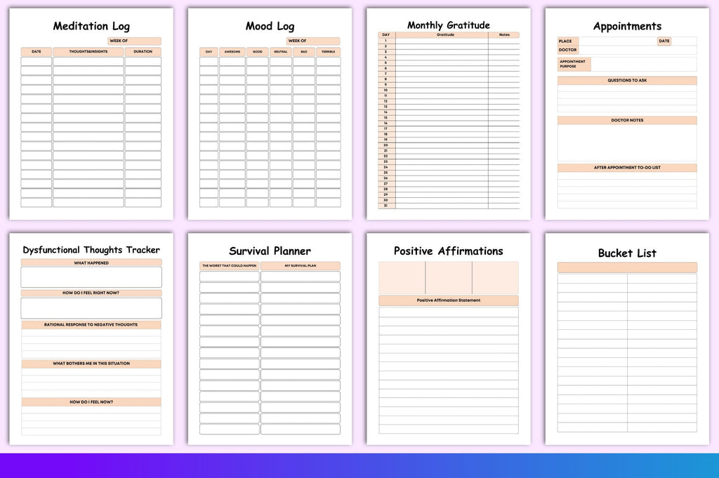 Anxiety Journal for Stress Relief