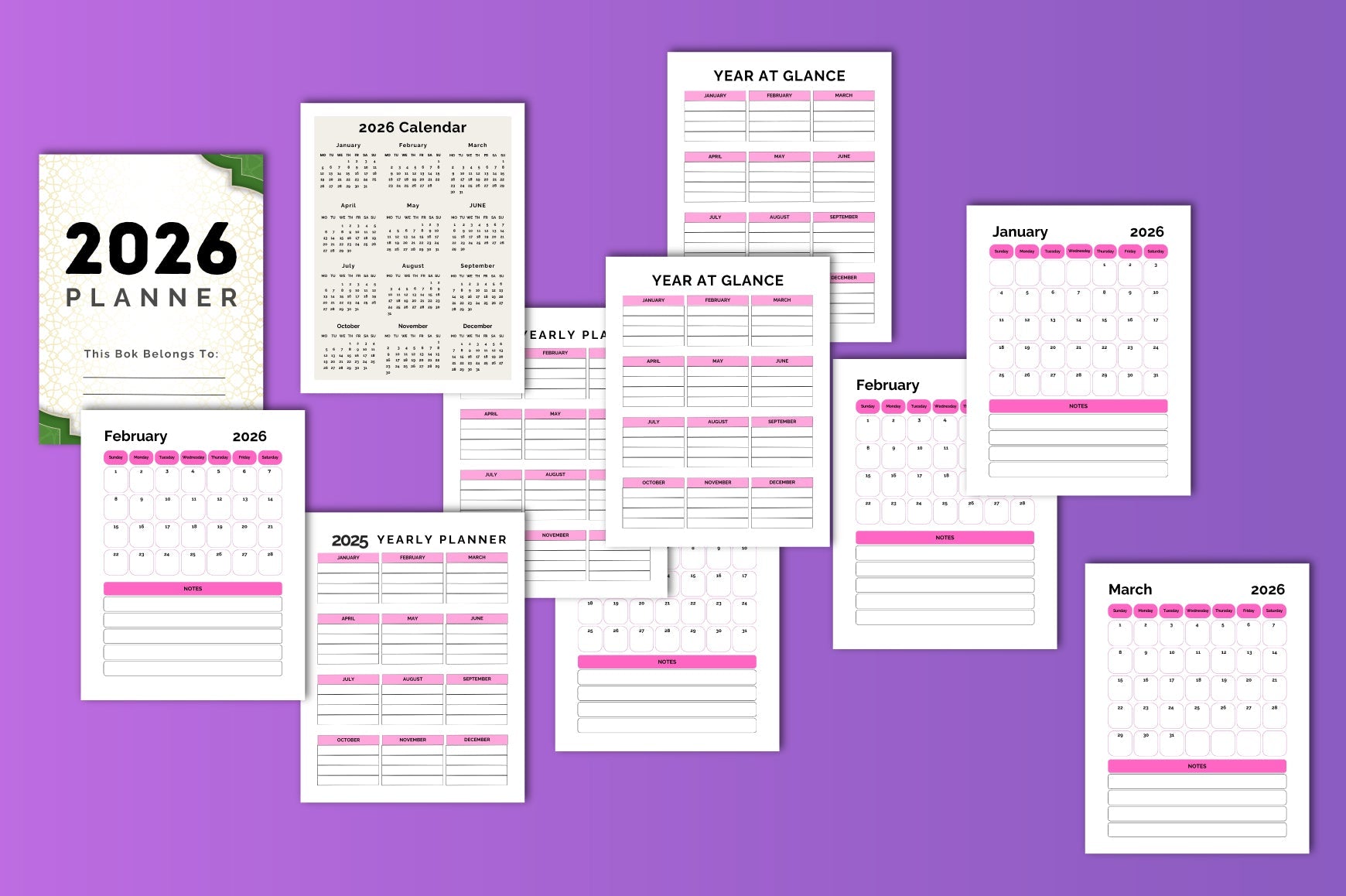 Editable Canva Planner