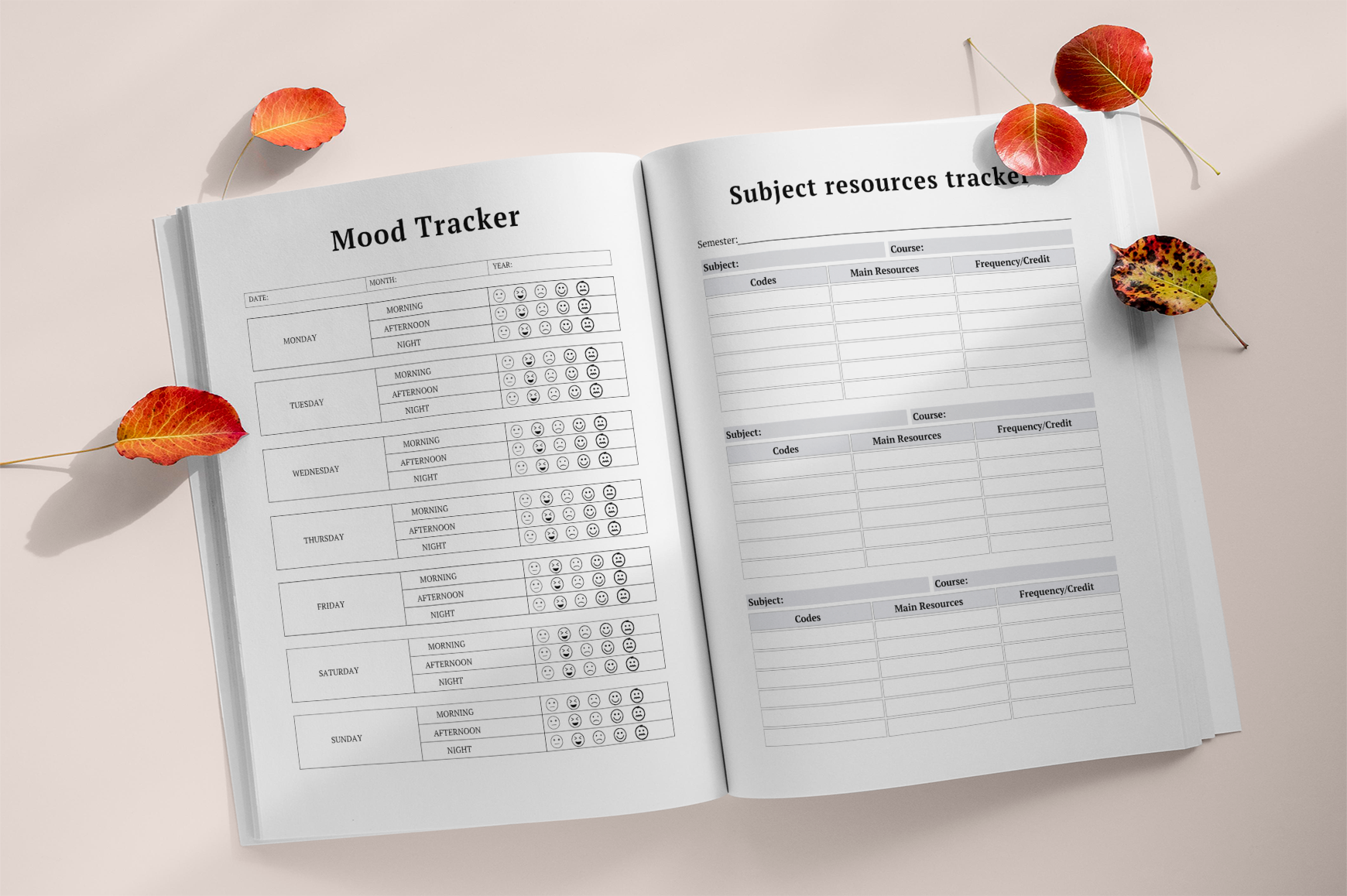 Academic Planner for College Students