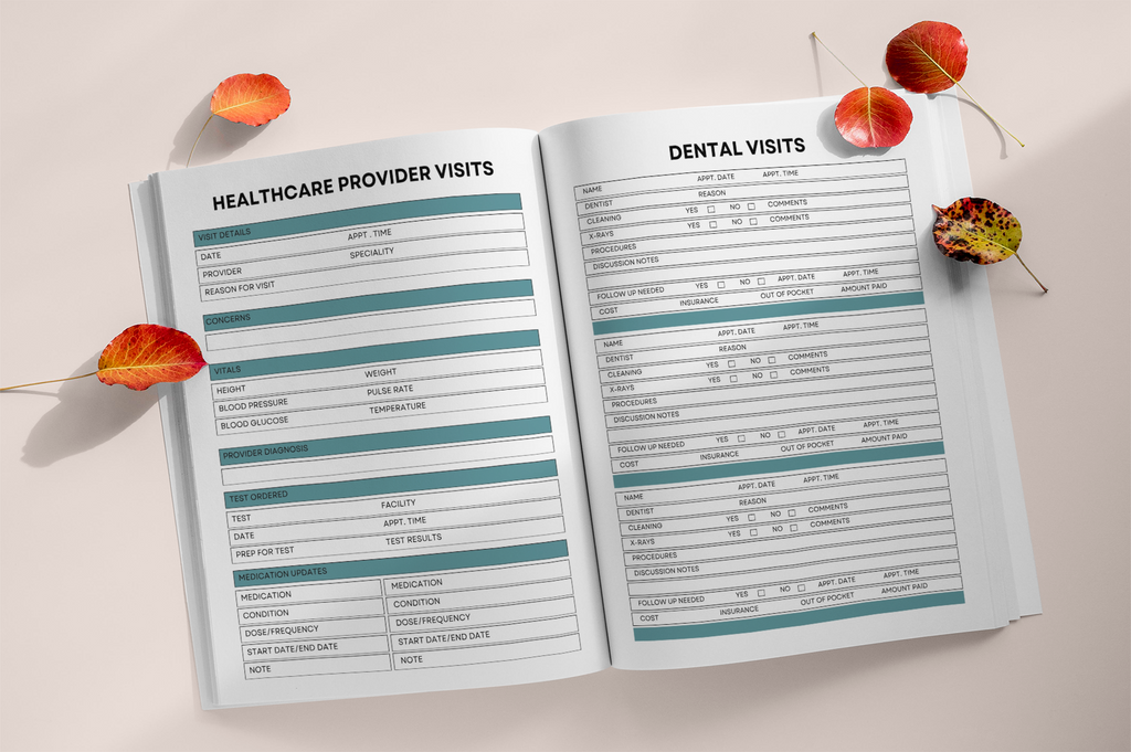 Daily Healthy Lifestyle Wellness Planner