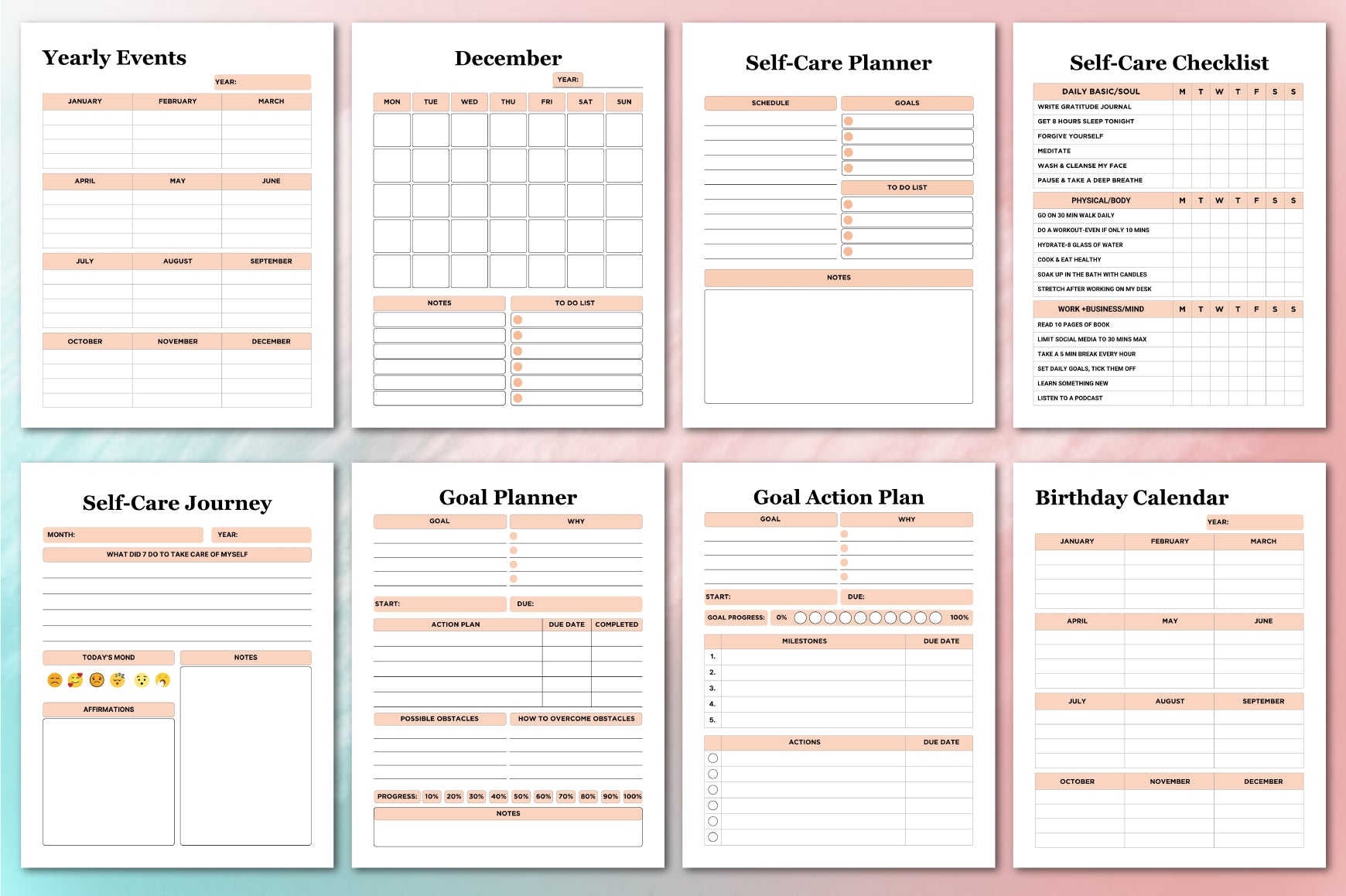 Aesthetic Planner