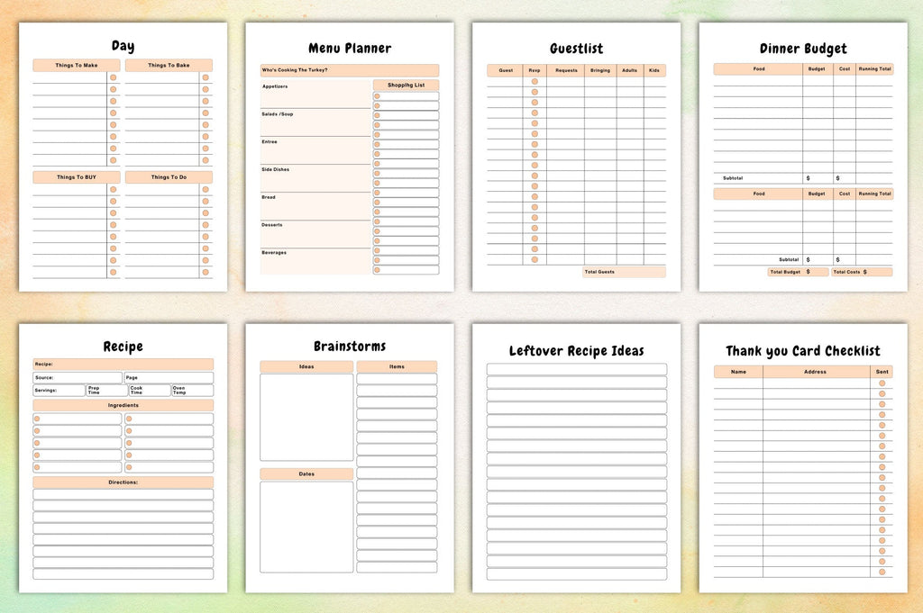 Thanksgiving Planner Guide