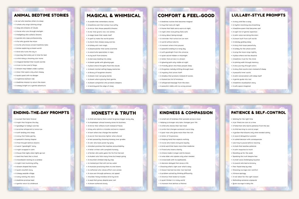 Short Kids Prompts