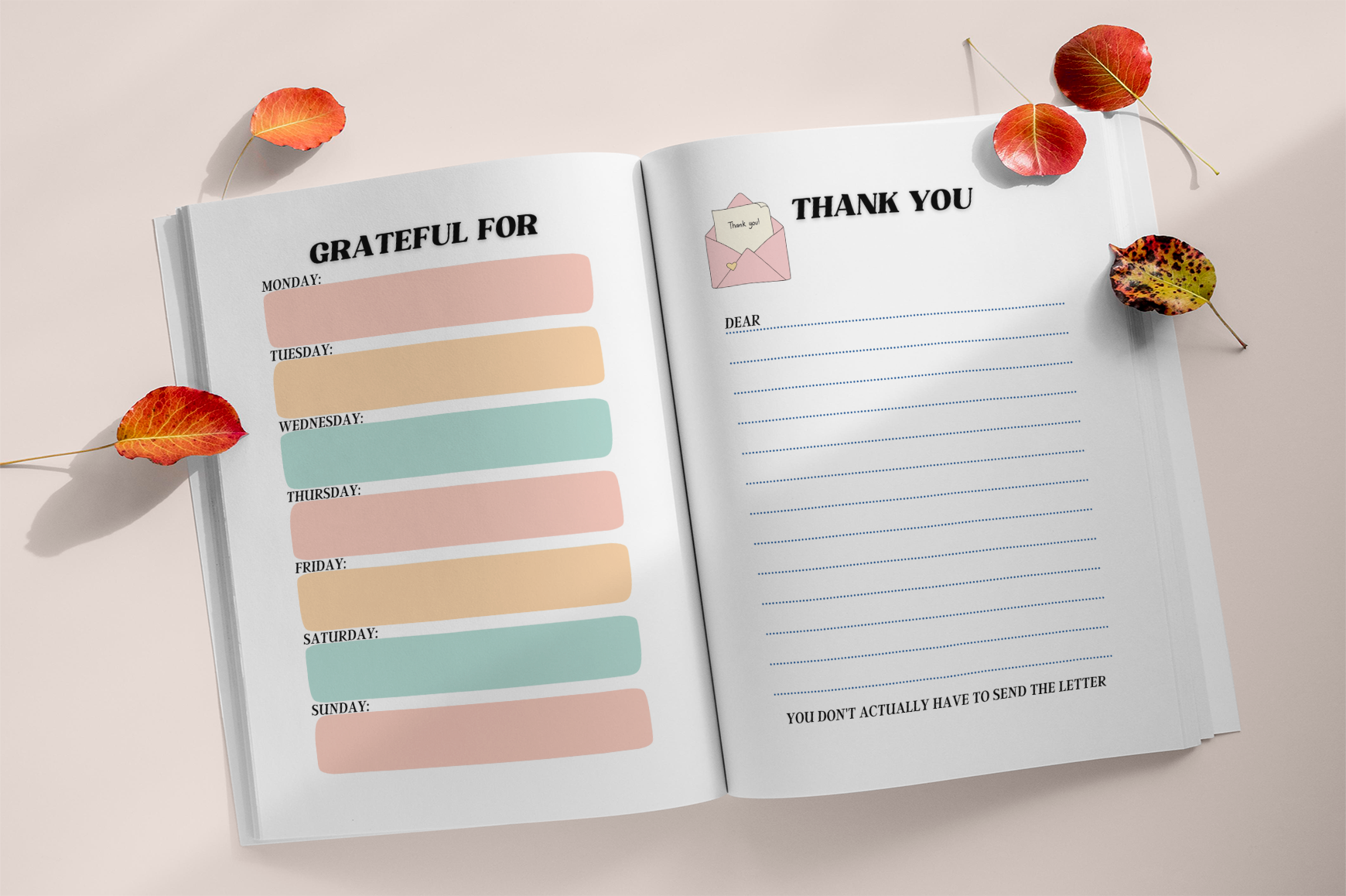 Positive Mindset Gratitude Journal for Women