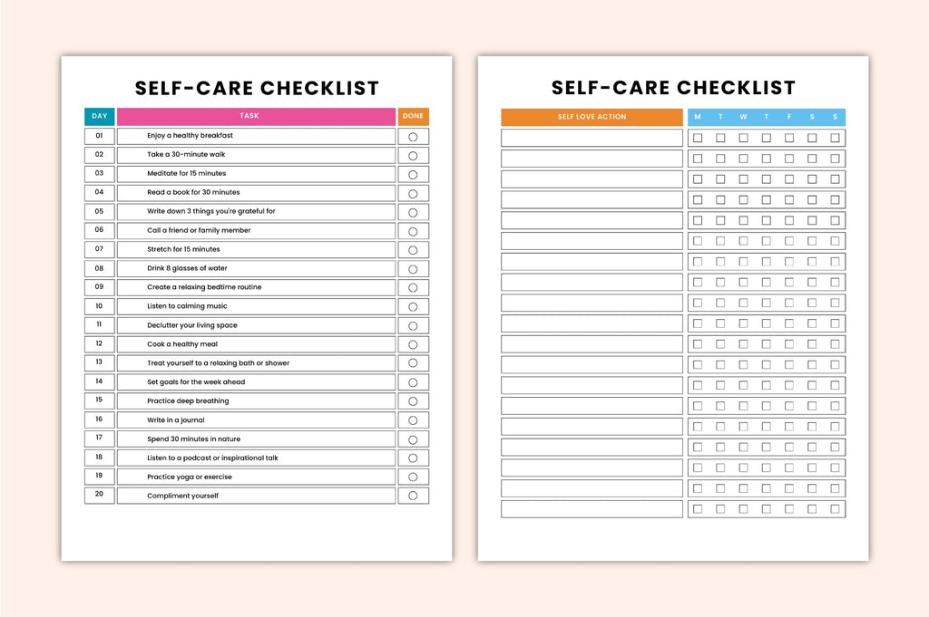 Mindfulness Self-Care Journal
