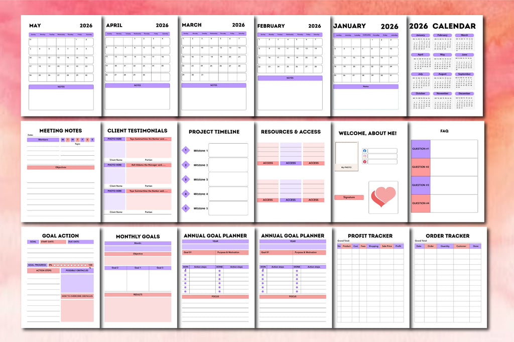 Solopreneur Freelancer Planner