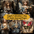  Get Free Angels Valentine's Day Junk Journal Pages